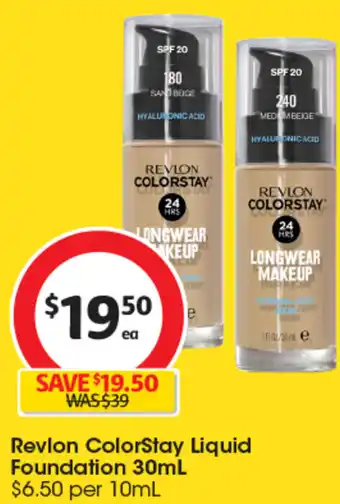 Coles Revlon ColorStay Liquid Foundation 30mL offer