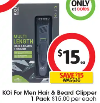 KOI For Men Hair & Beard Clipper 1 Pack