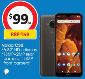Coles Nokia C30 offer