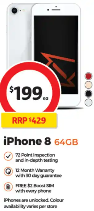 Coles iPhone 8 64GB offer
