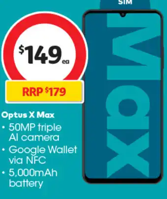 Coles Optus X Max offer