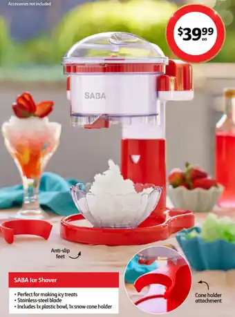 Coles SABA Ice Shaver offer