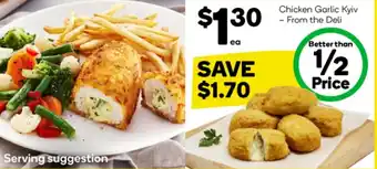 Woolworths Chicken Garlic Kyiv offer