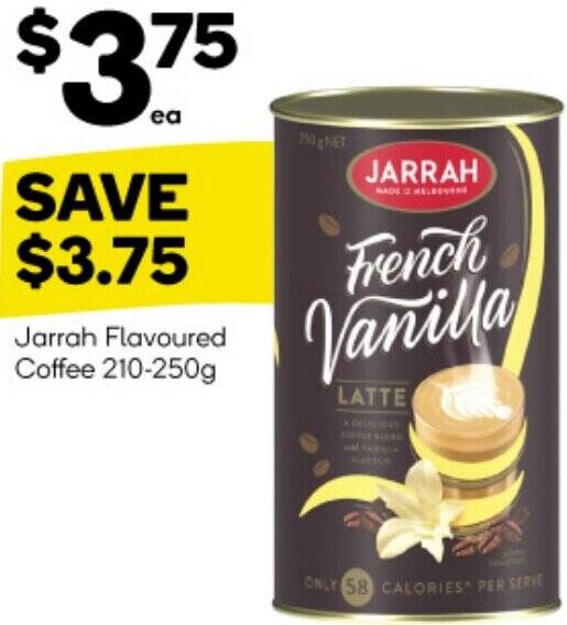 Jarrah Flavoured Coffee 210250g offer at Woolworths