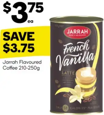 Woolworths Jarrah Flavoured Coffee 210-250g offer