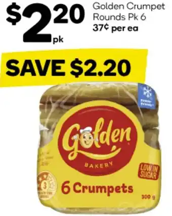 Woolworths Golden Crumpet Rounds offer