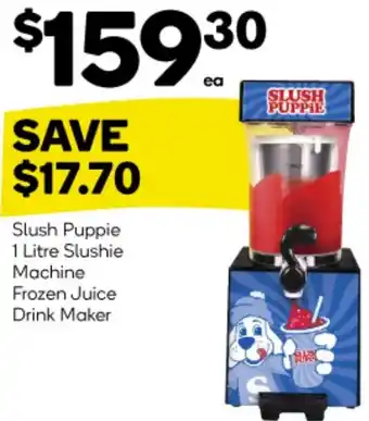 Woolworths Slush Puppie 1 Litre Slushie Frozen Juice Drink Maker offer