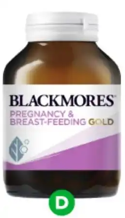 Woolworths Blackmores Pregnancy + Breastfeeding Gold Capsules offer