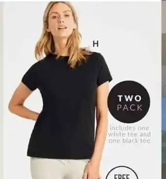 EziBuy Urban Plain Tee Shirt Two Pack 21UA 235764 offer