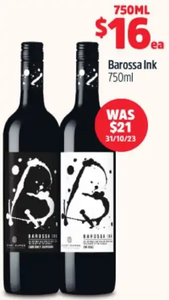 Barossa Ink 750ml