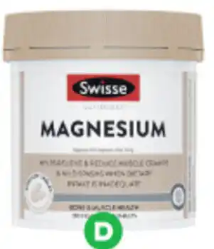 Woolworths Swisse Ultiboost Magnesium Tablets offer