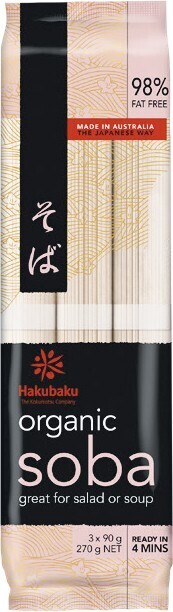 Woolworths Hakubaku Organic Noodles 270g offer