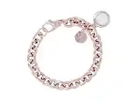 Bevilles Jewellery Bronzallure Gemstone Charms Bracelet - 19.7cm / Black Onyx offer