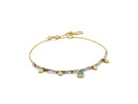 Bevilles Jewellery Ania Haie Turquoise Labradorite Bracelet - Gold offer