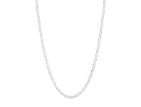 Bevilles Jewellery Sterling Silver Curb Chain Necklace 60cm offer