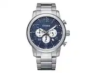 Bevilles Jewellery Citizen Chronograph Blue and Silver Men's Watch AN8050-51M offer