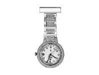 Bevilles Jewellery Roberto Carati Florence Silver Crystal Nurses Watch offer