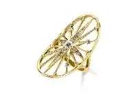 Bevilles Jewellery Thomas Sabo Ring "Royalty Star Gold" - 54 offer