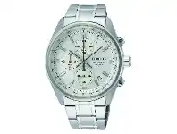 Bevilles Jewellery Seiko Chronograph White and Silver Men's Watch SSB375P offer