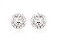 Bevilles Jewellery Georgini Miranna Double Halo Stud Earrings offer