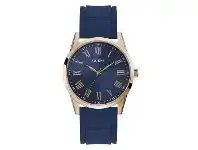 Bevilles Jewellery Guess Charter Blue and Rose Gold Men's Watch GW0362G2 offer