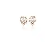 Bevilles Jewellery Georgini Cubic Zirconia Rose Gold 20mm Earrings offer