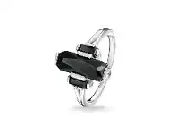 Bevilles Jewellery Thomas Sabo Ring Black Stones - 56 offer