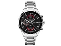 Bevilles Jewellery Sekonda Men's Classic Dual-Time Bracelet Watch offer