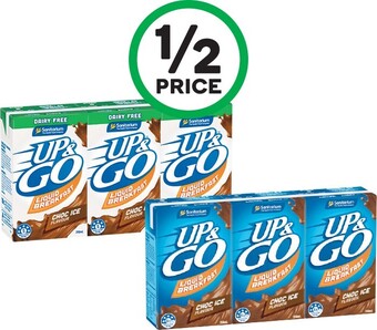 Woolworths Sanitarium Up & Go or Up & Go Energize 3 x 250ml offer
