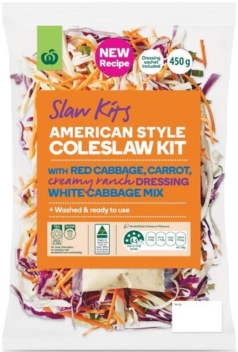 Woolworths Woolworths American Style Coleslaw Kit 450g offer