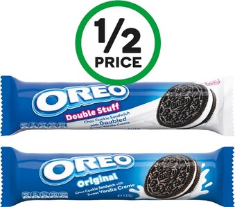 Woolworths Oreo Cookies 133-147g offer