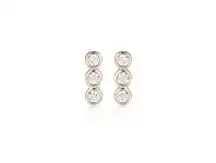 Bevilles Jewellery Georgini Rose Gold Trio Stud Earrings offer