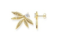 Bevilles Jewellery Thomas Sabo Ear Studs Leaves Gold offer
