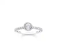 Bevilles Jewellery Thomas Sabo Ring White Stones - 58 offer
