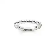 Bevilles Jewellery Thomas Sabo Ring "Cord Look" - 48 offer
