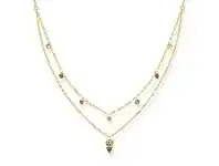 Bevilles Jewellery Thomas Sabo Necklace "Colourful Stones" - L45v (40-45 cm) offer