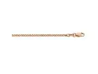Bevilles Jewellery 9ct Rose Gold Curb Chain Necklace 45cm offer