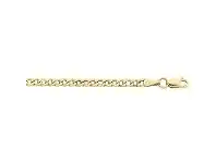Bevilles Jewellery 9ct Yellow Gold Curb Chain Necklace 45cm offer