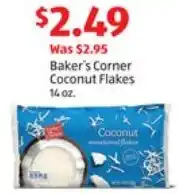 ALDI Baker's Corner Coconut Flakes offer