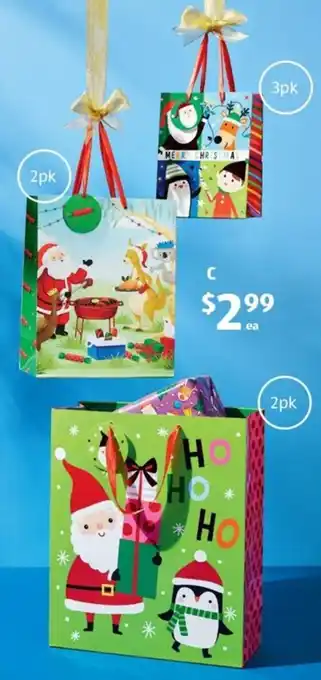 ALDI Christmas Gift Bags offer
