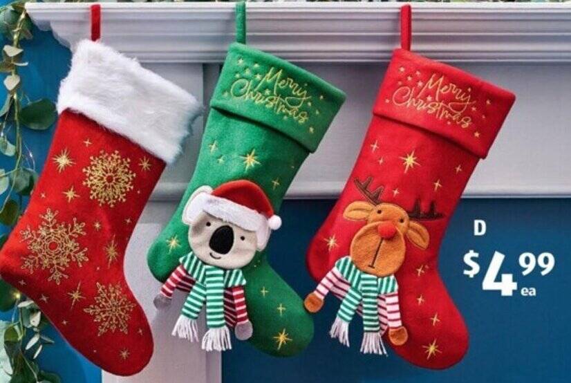 Santa Stocking offer at ALDI