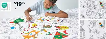 ALDI Children's Colouring Tablecloth offer