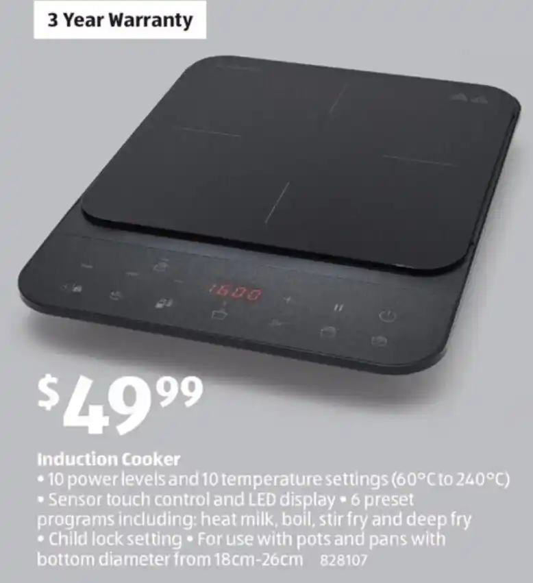 Induction Cooker offer at ALDI