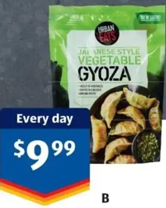 ALDI Urban Eats Vegetable Gyoza 750g offer