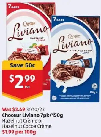 Choceur Liviano 7pk/150g