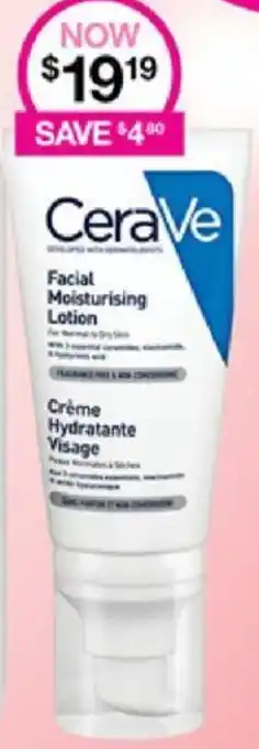 Priceline CeraVe Facial Moisturising Lotion offer