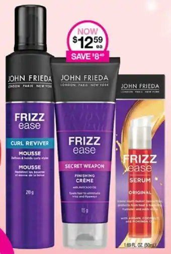 Priceline JOHN FRIEDA Haircare range offer