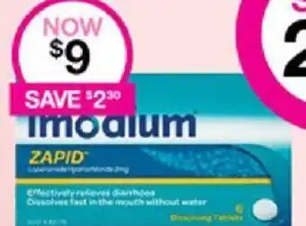 Priceline imodium zapid offer