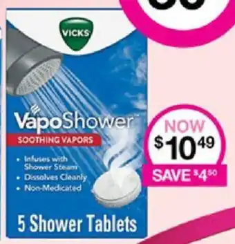 Priceline Vicks VapoShower offer