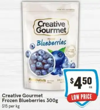 IGA Creative Gourmet Frozen Blueberries 300g offer